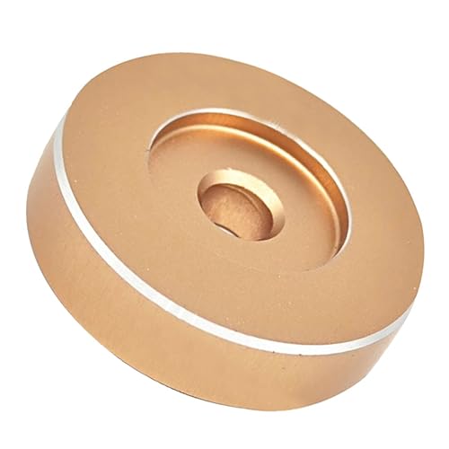 CHICAMPERA Vinyl Adapter für Schallplatten Aluminium RPM Adapter für Goldfarben Leicht Kompakt Hohe Stabilität Klangqualität für Djs CHICAMPERA Vinyl Adapter für Schallplatten Aluminium RPM Adapter für Goldfarben Leicht Kompakt Hohe Stabilität Klangqualität für Djs von CHICAMPERA