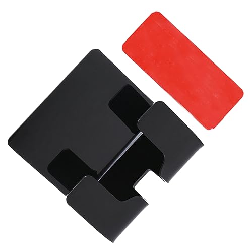 CHICAMPERA handyhalter Stand montiert Smartphone einstellbar montieren klobürste wandmontage Handy aufsteller telefonständer Handy ladestation Telefonhalterung an der Wand Acrylmaterial Black von CHICAMPERA
