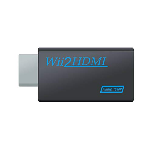 Yunobi 1080P HD TV Wii auf HDMI Adapter Video Konverter mit 3,5 mm Klinke und HDMI-Ausgang für PC HDTV Display von CHICHL