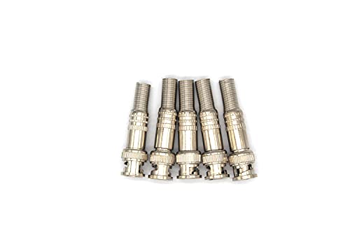 fubei BNC Stecker lötfreier Schraubstecker männlicher für Videoüberwachungskabel Überwachungskamerakabel Q9-Überwachung stecker Bnc-Adapter (5pcs) von CHICHL