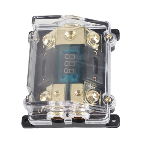 100A Digitaler LED -Auto Audioverstärker Sicherungshalter für Universelle Autos Auto, Staubdes Wasserdichtes Metall -ABS -Material von CHICIRIS
