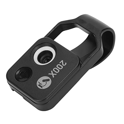 200x Zoom Tragbares Telefon -Mikroskop mit LED -Licht für Klare Fotos, Taschenmikroskop für und Erwachsene, ABS Material (Black) von CHICIRIS