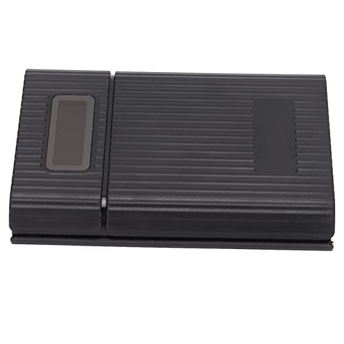 4x18650 DIY Power Bank, Modisches Aussehen Ladegerät Box Leicht Tragbar für Handy(Schwarz) von CHICIRIS