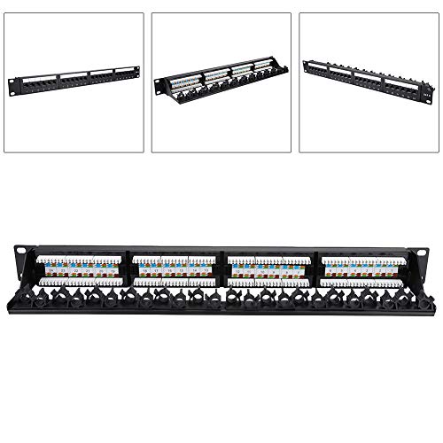 AFBEITUNG CAT6 Gold PATTION 24 Port Data Patch Panel für Schnelle Netzwerkverbindungen Abs+Eisen+Kupfer AFBEITUNG CAT6 Gold PATTION 24 Port Data Patch Panel für Schnelle Netzwerkverbindungen Abs+Eisen+Kupfer von CHICIRIS