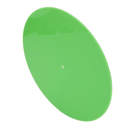 Acryl -Plattenspieler -MAT Geräuschqualität für Strengere Bassreaktion und Ruhigere Wiedergabesound für 12 Zoll Plattenspieler Verbessert (Green) von CHICIRIS