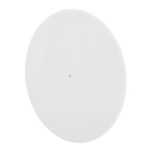 Acryl -Plattenspieler -MAT Geräuschqualität für Strengere Bassreaktion und Ruhigere Wiedergabesound für 12 Zoll Plattenspieler Verbessert (White) von CHICIRIS