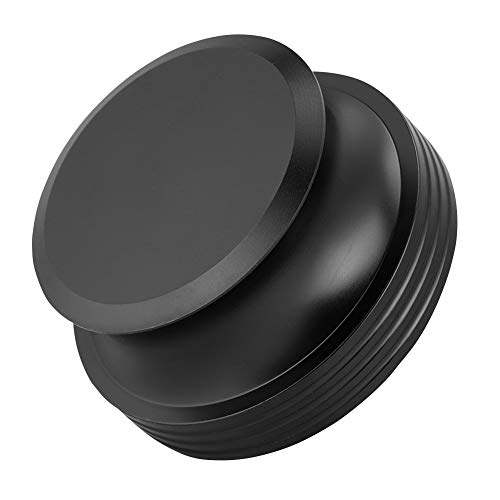 Aluminium -Rekordstabilisator für Plattenspieler - die Akustische Qualität Verbessern, Silber (Black) von CHICIRIS