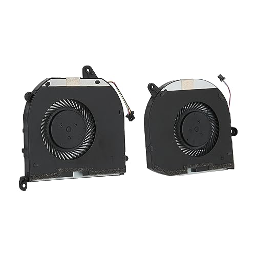 Aluminiumlegier -Laptop -Kühllüfter mit 4 Pin Stromverbindung, Geeignet für XPS 15 9570 7590 Serie 008YY9 0TK9J1, Praktisch und Praktisches Elektrisches Notebook Kühler (CPU und GPU) von CHICIRIS