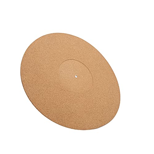 Antistatische Nicht-Rutsch-12-Zoll-Rekordkissen mit Strengerem Bass für -12-Zoll-Plattenspieler, Cork Slipmat für Einen Besseren Wiedergabeffekt Antistatische Nicht-Rutsch-12-Zoll-Rekordkissen mit Strengerem Bass für -12-Zoll-Plattenspieler, Cork Slipmat für Einen Besseren Wiedergabeffekt von CHICIRIS