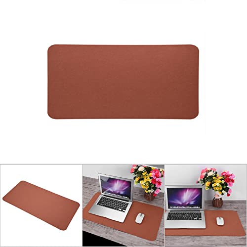 Antistatische Polyester-Maus-Pad-Schreibtischmatte, Leicht zu Faltende Staubfeste PC-Matte für die Verwendung von Büro/Heim (Khaki) von CHICIRIS