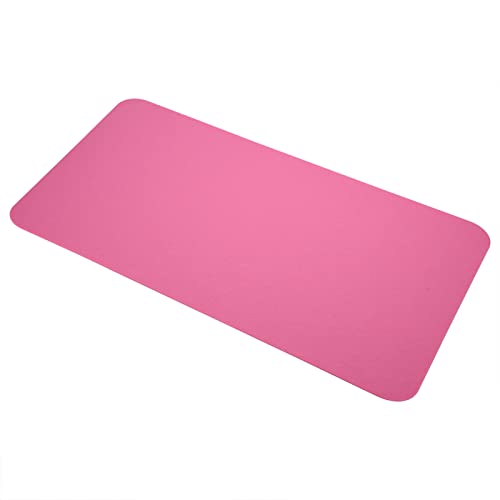 Antistatische Polyester-Maus-Pad-Schreibtischmatte, Leicht zu Faltende Staubfeste PC-Matte für die Verwendung von Büro/Heim (PINK) von CHICIRIS