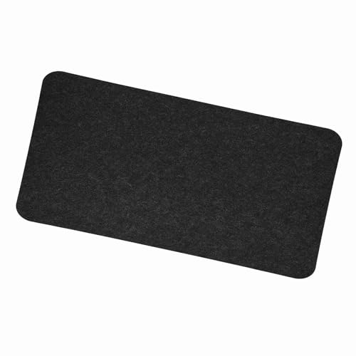 Antistatische Polyester-Maus-Pad-Schreibtischmatte, Leicht zu Faltende Staubfeste PC-Matte für die Verwendung von Büro/Heim (dunkelgrau) von CHICIRIS