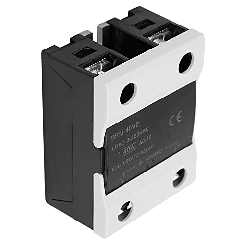 Berm BRM 40VD Festkörperrelais 40A DC 0~10 V - AC 0~250 V Flammenretardant Relais von CHICIRIS