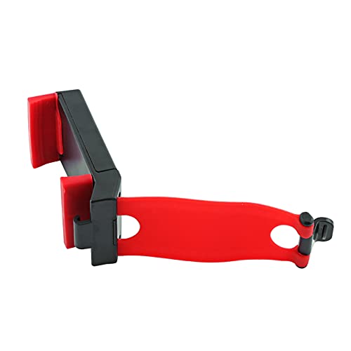 CAR LEWERING MONTELHALTER Cradle STILL für Mobiltelefon -GPS, Kompakte und Einstellbare Lenkrad -Telefon Halterung, Schwarz und Rotes ABS + Gummihalter von CHICIRIS