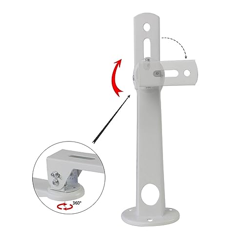 CHICIRIS 360 Grad Rotatable Projector Wall Mount Schockfestes Aluminiumlegierhügel für Home Office School [Aluminiumlegierung] von CHICIRIS