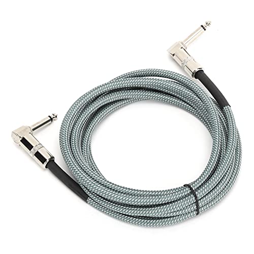 CHICIRIS Gitarrenverstärkungskabel Sauerstofffreies Kupfer-Anschlussdraht für Elektrogitarren, Mikrofone, Effekte, 9,8-Fuß-Instrumentenkabel (JD6207) von CHICIRIS