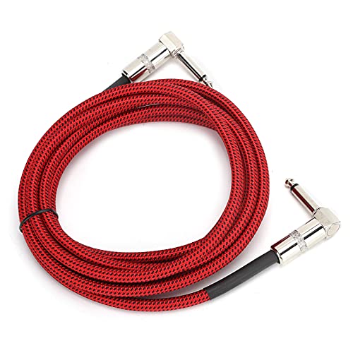 CHICIRIS Gitarrenverstärkungskabel Sauerstofffreies Kupfer-Anschlussdraht für Elektrogitarren, Mikrofone, Effekte, 9,8-Fuß-Instrumentenkabel (JD6208) von CHICIRIS