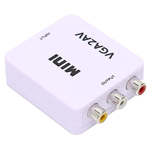 CHICIRIS Hochauflösende VGA Zum AV -Konverter -Adapter 165 MHz mit Datenkabel, Automatische Erkennung für TV PC, Videozubehör für den Bürogebrauch CHICIRIS Hochauflösende VGA Zum AV -Konverter -Adapter 165 MHz mit Datenkabel, Automatische Erkennung für TV PC, Videozubehör für den Bürogebrauch von CHICIRIS