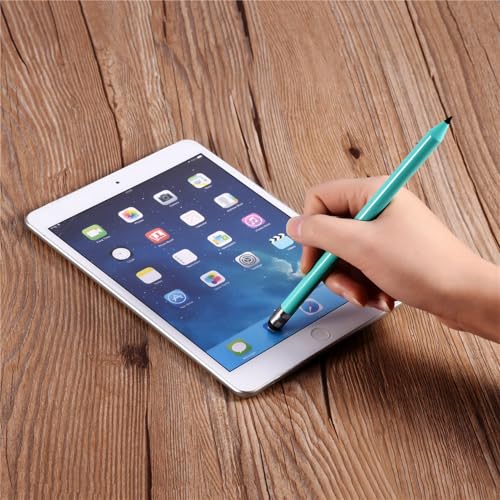 CHICIRIS Kapazitiver Touchscreen -Stiftstift mit Hoher Empfindlichkeit für / / - Gummi Tipp für Präzises Schreiben und Zeichnen Kompatibel mit Tablets und Smartphones (GREEN) von CHICIRIS