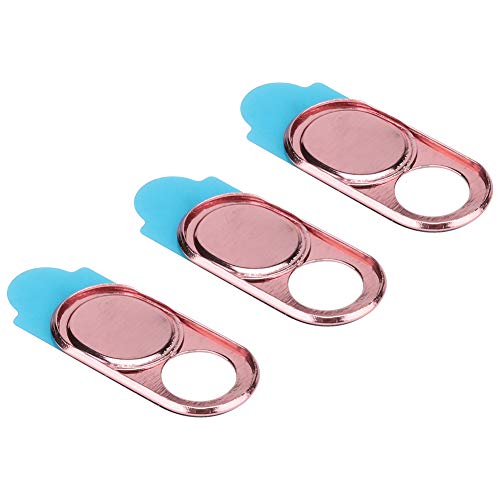 CHICIRIS Lens Cap Webcam Cover Aufkleber 3PCs Breite Kompatibilität für Smartphones und Desktops (PINK) von CHICIRIS