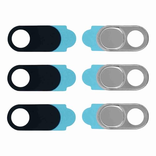 CHICIRIS Lens Cap Webcam Cover Aufkleber 3PCs Breite Kompatibilität für Smartphones und Desktops (Silver) von CHICIRIS