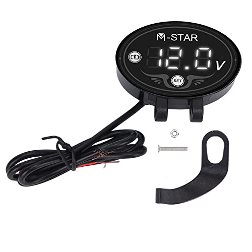 CHICIRIS Motorrad -LED -Voltmeter, Motorradbatterie Monitor mit Superwassersicherem Design Intelligenter Niedrigspannungsalarm für die Spannungsmessung CHICIRIS Motorrad -LED -Voltmeter, Motorradbatterie Monitor mit Superwassersicherem Design Intelligenter Niedrigspannungsalarm für die Spannungsmessung von CHICIRIS
