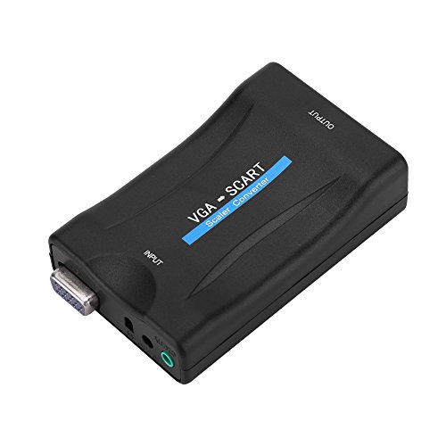 CHICIRIS NTSC PAL SECAM VGA SCART Video Audio Converter Adapter USB Fernbedienung Vollbild-Display für Gaming-Enthusiasten CHICIRIS NTSC PAL SECAM VGA SCART Video Audio Converter Adapter USB Fernbedienung Vollbild-Display für Gaming-Enthusiasten von CHICIRIS
