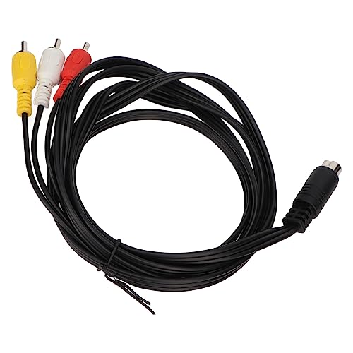 CHICIRIS Premium Din Männlich Bis 3 Männliche Videoadapterkabel, 5,9 Fuß Clear Signal Din Bis -Kabel für Kameras, Fernseher, Monitore, Kratzfeste PVC CHICIRIS Premium Din Männlich Bis 3 Männliche Videoadapterkabel, 5,9 Fuß Clear Signal Din Bis -Kabel für Kameras, Fernseher, Monitore, Kratzfeste PVC von CHICIRIS