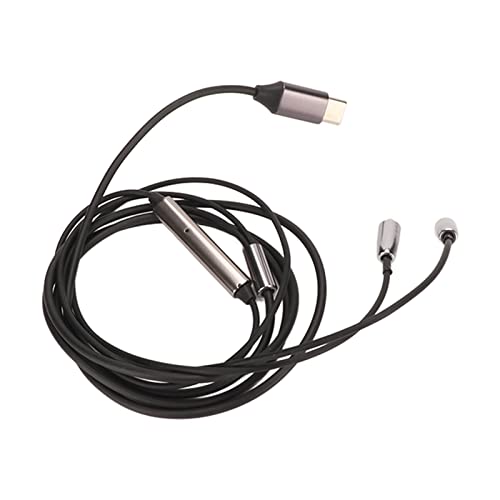 CHICIRIS Sauerstofffreier Kupfertyp C Bis MMCX -Kopfhörer -Soundkabel für SE215 315 535 846, UE900, TK200 T100, Einfach zu Bedienen für Musikliebhaber, die Einen Klareren Klang Liefert CHICIRIS Sauerstofffreier Kupfertyp C Bis MMCX -Kopfhörer -Soundkabel für SE215 315 535 846, UE900, TK200 T100, Einfach zu Bedienen für Musikliebhaber, die Einen Klareren Klang Liefert von CHICIRIS