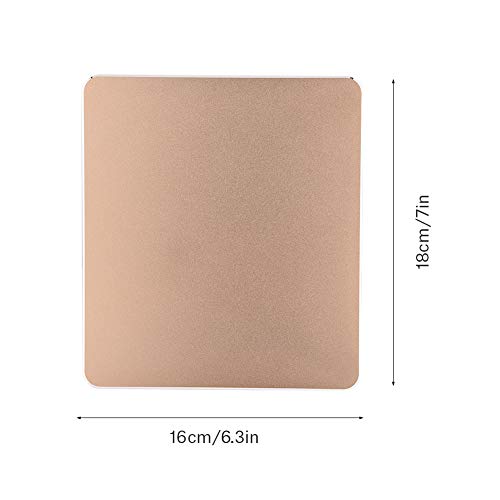 CHICIRIS Schlanke Aluminiumlegierung Gaming -Maus -Pad mit Starkem Griff für Desktop Schutz Silber (Gold) von CHICIRIS