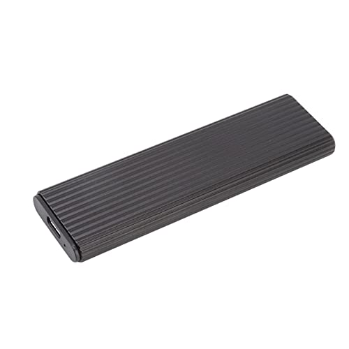 Compact M.2 NGFF SSD -Gehäuseadapter, LED -Indikatoren für Einfache Überwachung, Leichtes und Langlebig für Technisch Versierte Personen, Schwarz von CHICIRIS