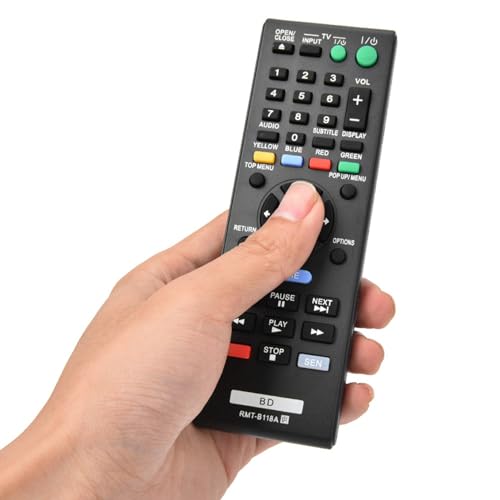 DVD Player Fernbedienung Langer Stromverbrauch Langer Übertragungsentfernung Big Button Design ABS Black 1 Pack für BDPS185WM DVD Player Fernbedienung Langer Stromverbrauch Langer Übertragungsentfernung Big Button Design ABS Black 1 Pack für BDPS185WM von CHICIRIS