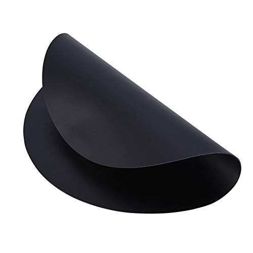 Echtes Leder-Antistatik-Aufzeichnungsmatten Weiches Slipmat-Pad für Plattenspieler, High-End-Material, Nicht-Deformation, 3 Dicke. Ideal für Audiophile (Dicke 1,5 mm) von CHICIRIS