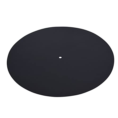 Echtes Leder-Antistatik-Aufzeichnungsmatten Weiches Slipmat-Pad für Plattenspieler, High-End-Material, Nicht-Deformation, 3 Dicke. Ideal für Audiophile (Dicke 2,5 mm) von CHICIRIS