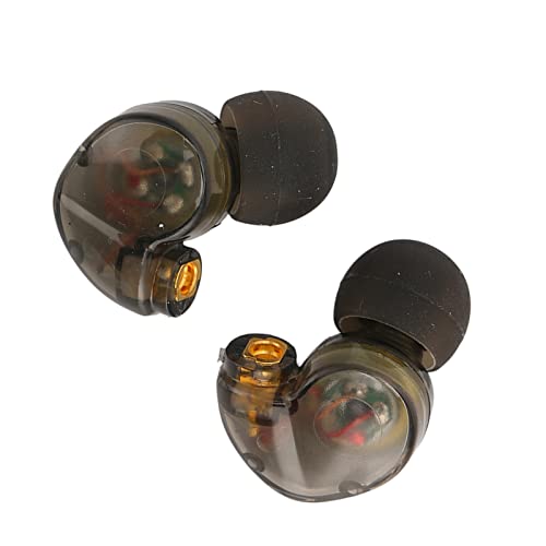 Ersatz -Ohrhörer -Köpfe für SE215 SE315 SE535 MMCX Schnittstelle Steckbare Abnehmbare Ohrhörer für Musikliebhaber (Black) von CHICIRIS