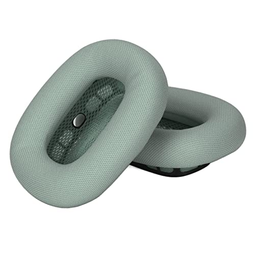 High Fit Headphone Ohrbezüge Ersatz -Kopfhörer -Teile für Airpod Max, Außergewöhnliche Fit Ohrschernungen, 2 Earpad für Lange Hörsitzungen, Enthusiasten (Green) von CHICIRIS