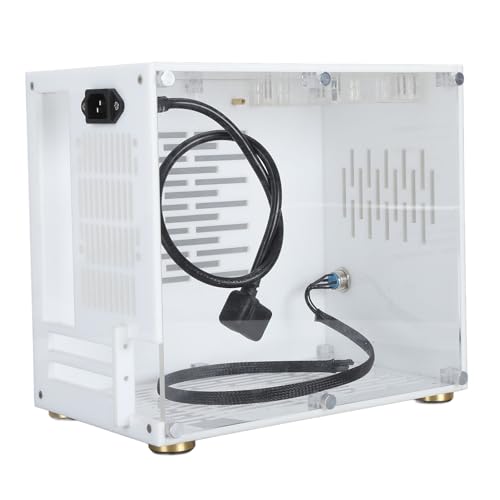 ITX Computer Portable Box 360 Grad Office Chassis für Home Entertainment Acryl Blanc ITX Computer Portable Box 360 Grad Office Chassis für Home Entertainment Acryl Blanc von CHICIRIS