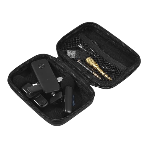 Kabellose Mikrofon-Rauschunterdrückung, DSP-Chip, 2,4 GHz, kabellose Übertragung, ideal für Telefone, Computer, Kameras in Direct Streaming, Gesangsaufnahme (1 Empfänger zu 1 von CHICIRIS