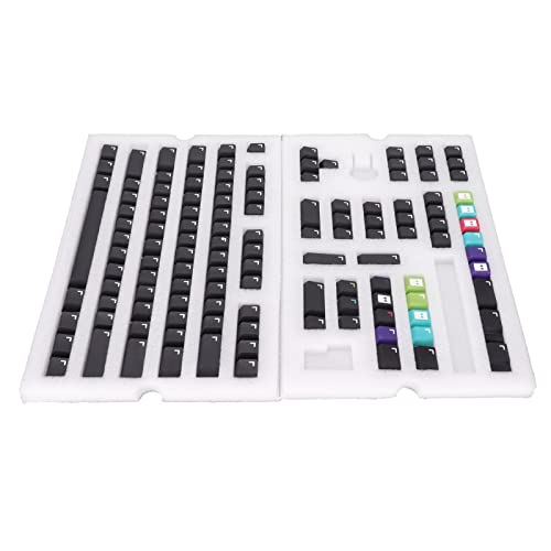 Mechanische Tastatur-Tastenkappe, 128 Tasten PBT-Tastenkappen 128 Tastenkappen für Universal-Tastatur zum Verschenken von CHICIRIS