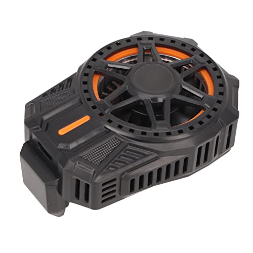 Mobilfunkkühler -Gaming -Halbleiter Schwarzkühler Kühllüfter mit Clamp/Holder SL01, Rapid Cooling Lüfterkühler Zum Spielen und Ansehen von Videos, Kompatibel mit Allen Telefonen von CHICIRIS
