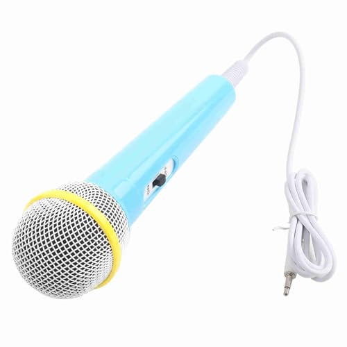 Musik Mikrofon Magisches Geschichtenerzählen Spielzeug für die Frühkindliche Bildung Party mit Qualitätssicherung (Blue) von CHICIRIS