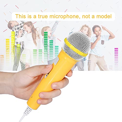 Musik Mikrofon Magisches Geschichtenerzählen Spielzeug für die Frühkindliche Bildung Party mit Qualitätssicherung (Yellow) von CHICIRIS