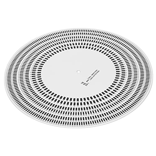 Plattenspieler Stroboscope -Scheibe für - Player Player Geschwindigkeitskalibrierungstool für Turntables Einstellung Rekordliebhaber, ABS Schwarz und Weiß, 1Pack Plattenspieler Stroboscope -Scheibe für - Player Player Geschwindigkeitskalibrierungstool für Turntables Einstellung Rekordliebhaber, ABS Schwarz und Weiß, 1Pack von CHICIRIS