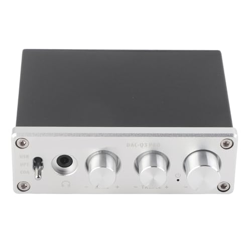 Premium AC Q3 Pro DAC -Dekodierungsverstärker für 3,5 Mm Kopfhörer, für Musikliebhaber und Enthusiasten die Spiele (SILVER) von CHICIRIS