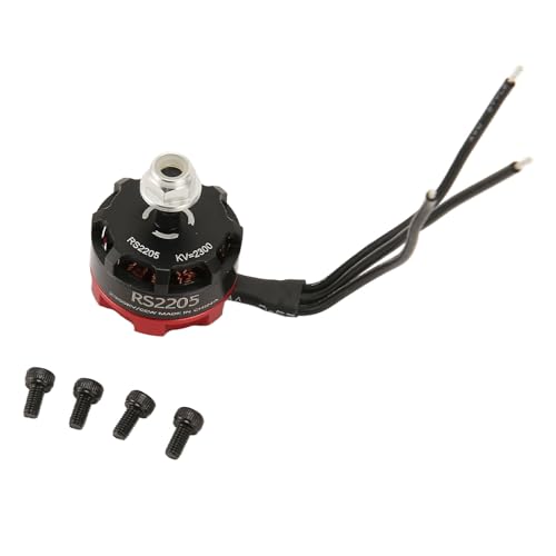 Quadcopter Racing Drohne 2300 KV Bürstenloser Motor, Einfach zu Installieren und Zuverlässig Leistung, Perfekte Passform für FPV -Drohnen, Leichtes Metallmaterial (SILVER) von CHICIRIS