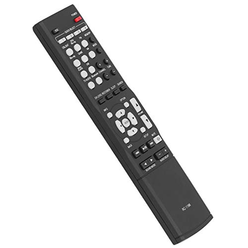 RC1196 Fernbedienung für -Videoempfänger, Langlebiges ABS -Material, Kompatibel mit AVRX520BT AVRS500BT, Einfacher Griff und Betrieb für Home Entertainment RC1196 Fernbedienung für -Videoempfänger, Langlebiges ABS -Material, Kompatibel mit AVRX520BT AVRS500BT, Einfacher Griff und Betrieb für Home Entertainment von CHICIRIS