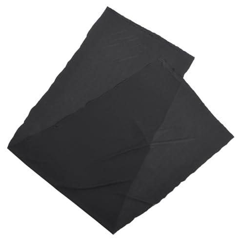 Schutzkleidung für Lautsprecher, Anti-Staub-Lautsprecher-Mesh-Stoff, Dekoratives Lautsprecher Grill Stoff, Kratzerschutz, Harmonische Klangverbesserung, Ideal für Musikliebhaber (Black) von CHICIRIS