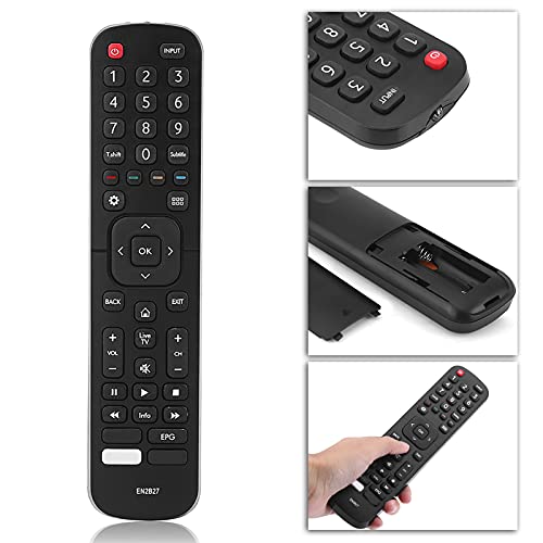 TV Fernbedienung Tragbares ABS -Material für 65K720UWG 32N4 65N6, 10 M Fernentfernung, Batterie für die Beste Leistung von CHICIRIS
