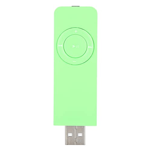 USB -MP3 -Player Compact Digital Music Media Player für MP3 und WMA Musik, Ideal für Reisende (Green) von CHICIRIS