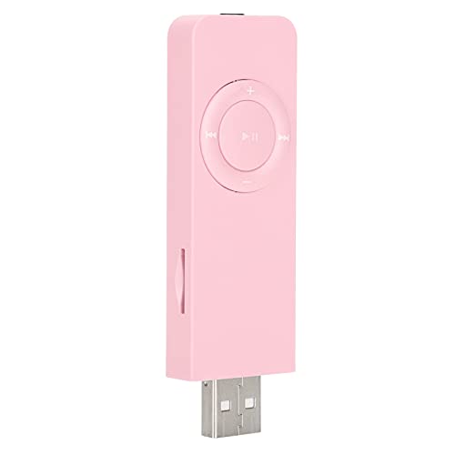 USB -MP3 -Player Compact Digital Music Media Player für MP3 und WMA Musik, Ideal für Reisende (PINK) von CHICIRIS
